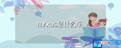 mrxus是什么车的标志 mrxus是什么车