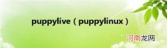 puppylinux puppylive