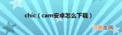 cam安卓怎么下载 chic