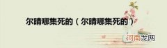 尔晴哪集死的 尔晴哪集死的