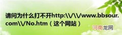 这个网站 请问为什么打不开http:\\/\\/www.bbsour.com\\/No.htm