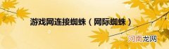 网际蜘蛛 游戏网连接蜘蛛