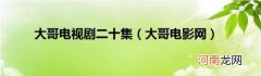 大哥电影网 大哥电视剧二十集