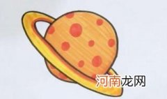 小星球简笔画教程 星球怎么画