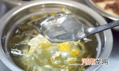 白凉粉煮开后多久凝固