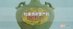 杜康酒哪里产的
