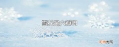 雪花是六瓣吗