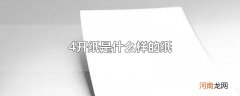 4开纸是什么样的纸