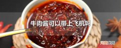 牛肉酱可以带上飞机吗