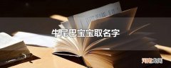 牛尾巴宝宝取名字