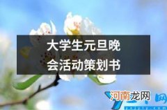 大学生元旦晚会活动策划书 大学生元旦晚会策划活动方案