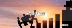价值评价是