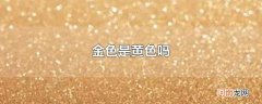 金色是黄色吗