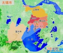 无锡行政图 无锡有几个区