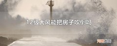 12级大风能把房子吹倒吗
