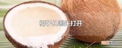 椰子从哪头打开