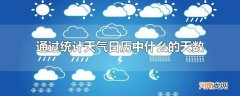 通过统计天气日历中什么的天数