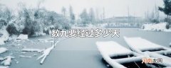 数九要经过多少天