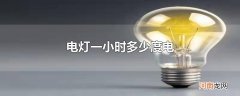 电灯一小时多少度电