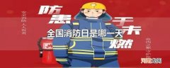 全国消防日是哪一天