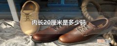 内长20厘米是多少码