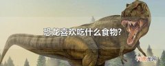 恐龙喜欢吃什么食物?