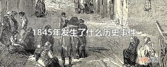 1845年发生了什么历史事件