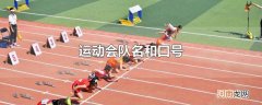 运动会队名和口号