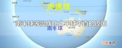 南半球等温线比北半球平直的原因