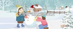 大雪节气朋友圈怎么发