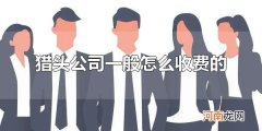 猎头公司一般怎么收费的 猎头公司的收费方式是统一的吗？