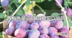 西梅热量高吗，减肥可以吃吗 西梅怎么吃