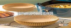 空气炸锅可以放纸杯吗