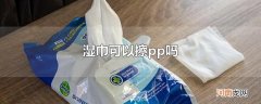 湿巾可以擦pp吗