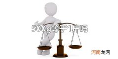 500g等于1斤吗 500g不一定等于1斤