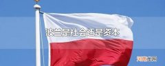 波兰是社会还是资本