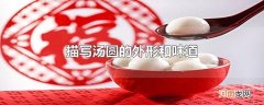 描写汤圆的外形和味道