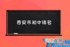 西安市初中排名(西安北郊最好十大初中 西安市初中排名比较好的学校)