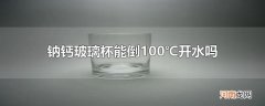 钠钙玻璃杯能倒100℃开水吗