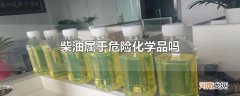 柴油属于危险化学品吗