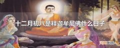 十二月初八是释迦牟尼佛什么日子