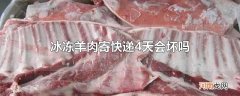 冰冻羊肉寄快递4天会坏吗