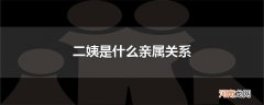 二姨是什么亲属关系
