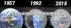 太空垃圾构成隐患的原因是什么