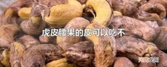虎皮腰果的皮可以吃不