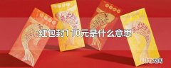 红包封110元是什么意思