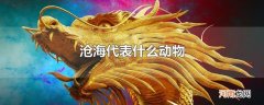 沧海代表什么动物