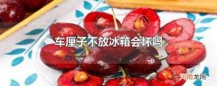 车厘子不放冰箱会坏吗