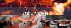 烤炭火会变黑吗