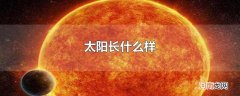 太阳长什么样